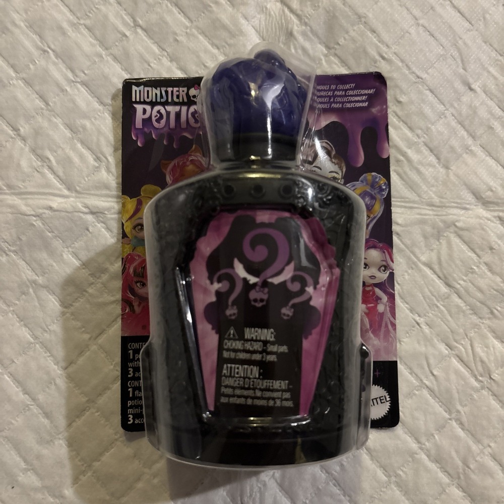 NEW! Monster High Fright Size Potions Mini Dolls 3 Inch Lot Of One Blind Pack